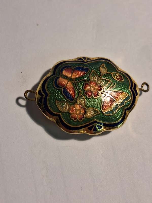 Vintage cloisonne pendant