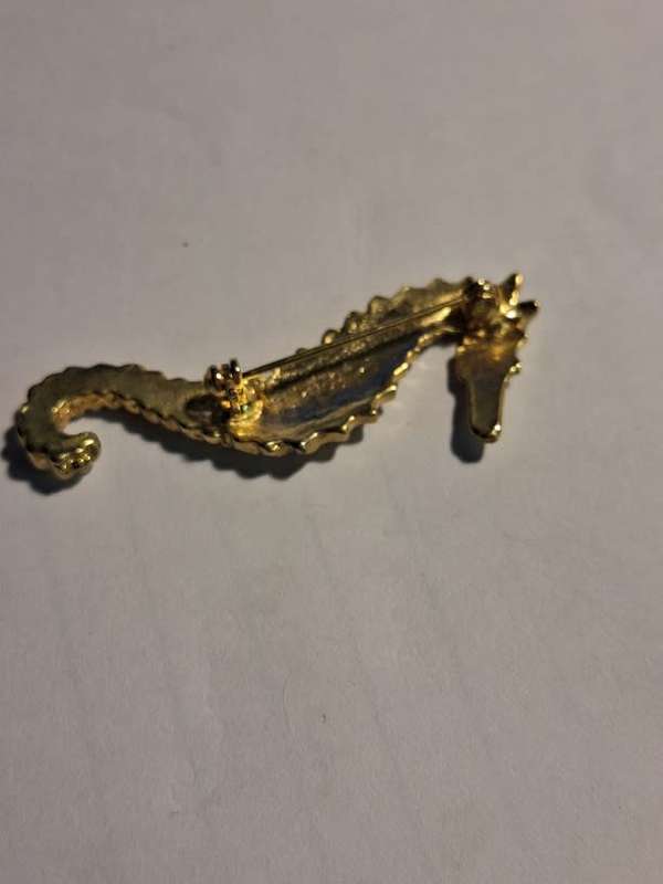 Seahorse brooch