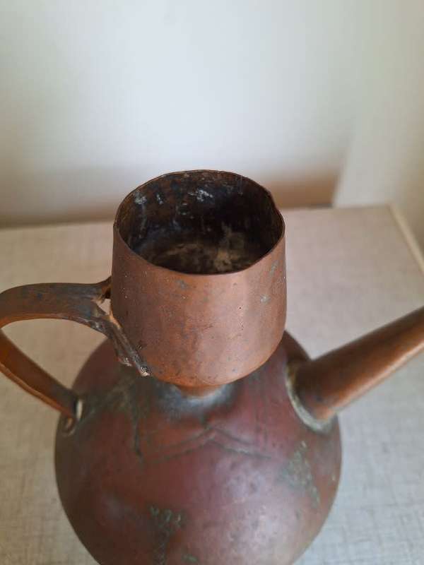 Antique copper water/wine ewer