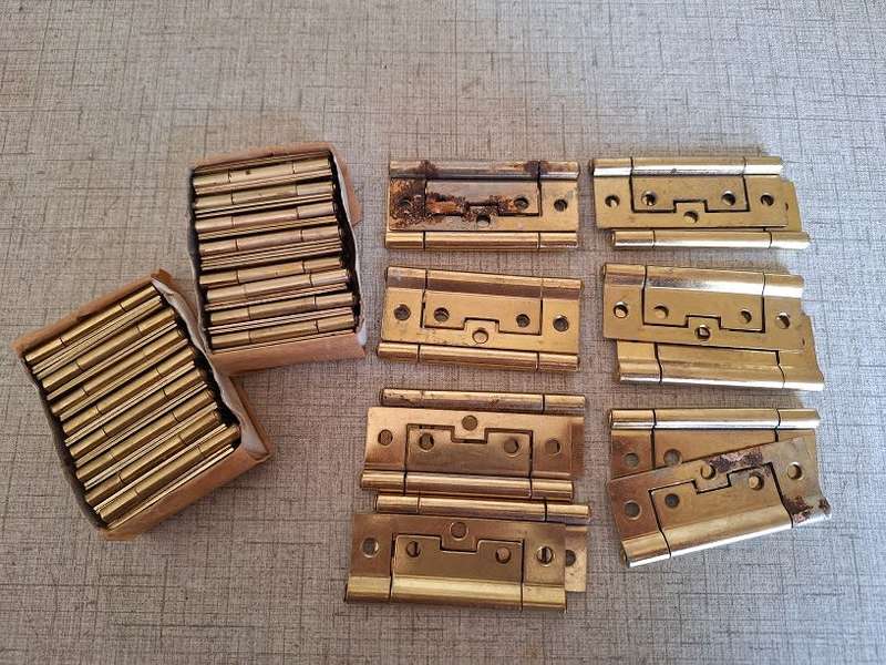50mm But hinges and sinkless hinges