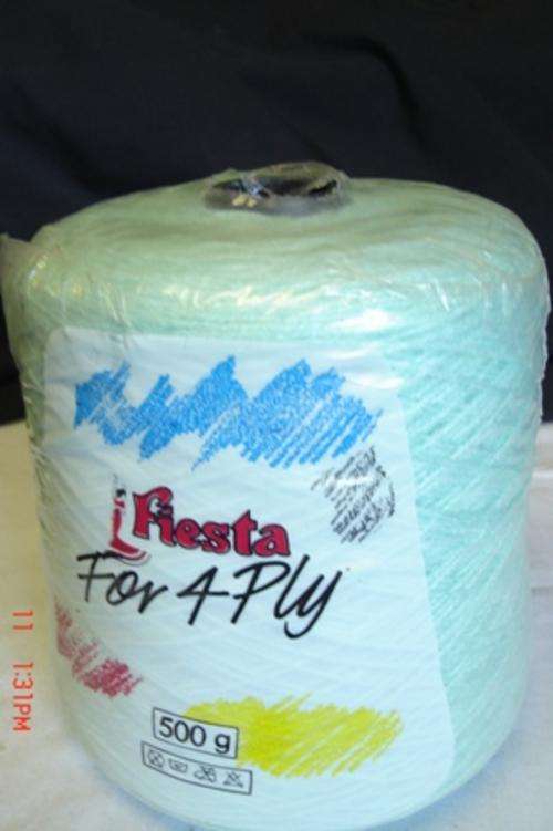 FIESTA 4 PLY 500GR WOOL, APPLE GREEN