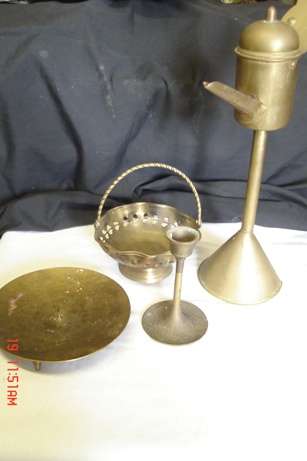 4 BRASS ITEMS