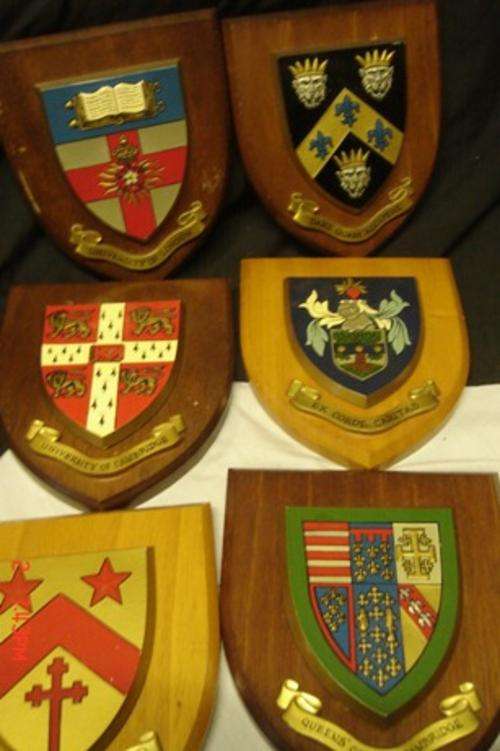 6 X WOODEN PLAQUES