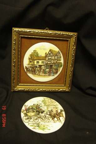 STUNNING PICTURES HAND MADE ENAMEL ON BRASS ONE FRAMED