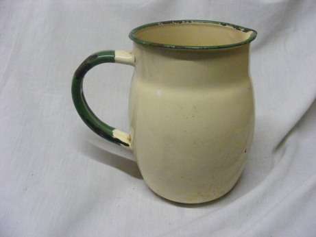 VERY OLD ENAMEL JUG