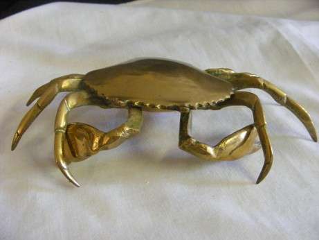 BRASS CRAB ORNAMENT
