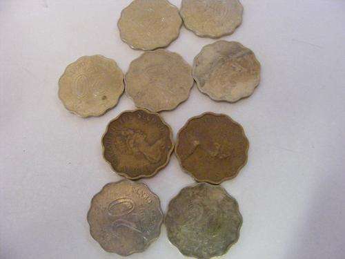 9 X HONG KONG COINS BID PER COIN, TO TAKE ALL