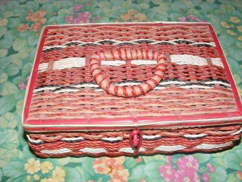 GRANNY'S SEWING BASKET, NEEDS SOME TLC