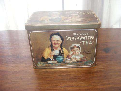 MAZAWATTEE TEA TIN IN EXCELLENT CONDITION