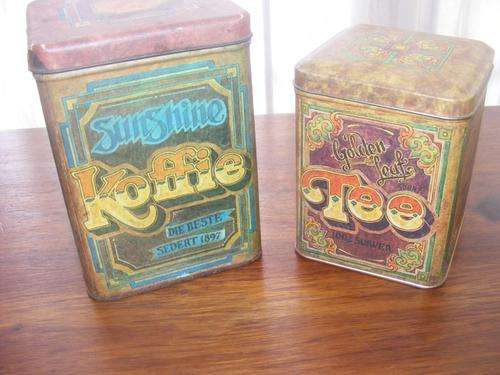 TWO VINTAGE TINS