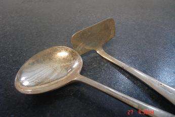 EPNS FEEDING SPOON AND PUSHER