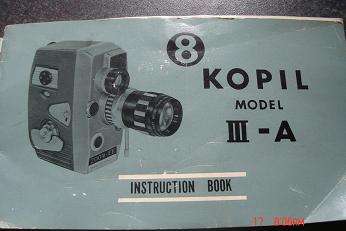 KOPIL III A 8 ELECTRIC EYE MOVIE MAKER