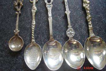 STUNNING TEASPOONS AND ONE MUSTARD SPOON