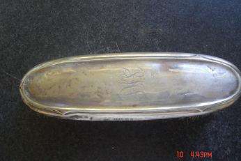 HALLMARKED SILVER CLOTHES BRUSH