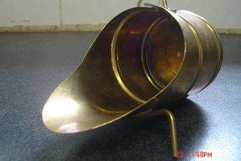 ORNAMENTAL BRASS COAL SCOOP