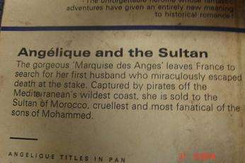 ANGELIQUE AND THE SULTAN BY SERGEANNER GOLON