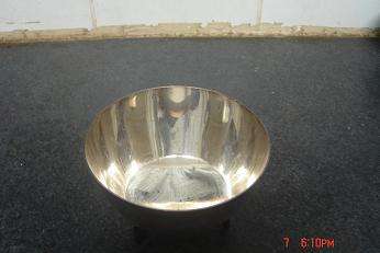 LOVELY FOOTED BOWL ANGORA NICKEL SILVER