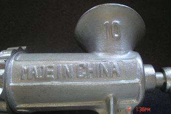 NO. 10 MEAT MINCER