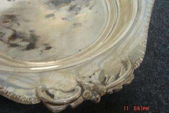 LOVELY PLATED BISCUIT SERVER