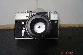 ZENIT CAMERA, EXTRA LENS AND A FLASH