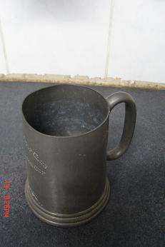 PEWTER BEER MUG