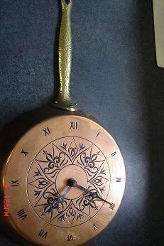 COPPER AND BRASS CLOCK FOR YOUR KITCHEN