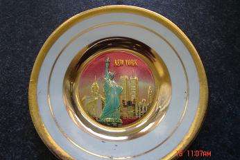 24 KT GOLD EDGED CHOKIN PLATE