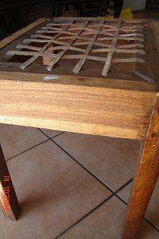 LOVELY OLD RIEMPIES CHAIR IN NEED OF TLC