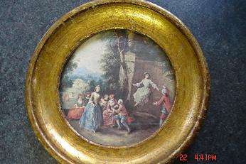 OLD TIME PICTURE IN LOVELY FRAME