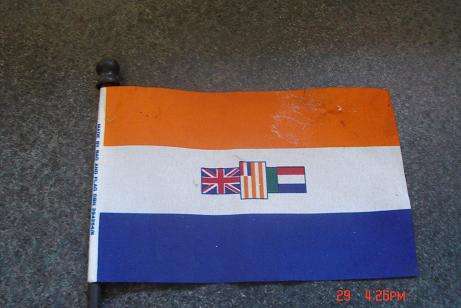 OLD SOUTH AFRICA FLAG MINIATURE
