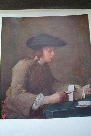THE HOUSE OF CARDS BY JEAN CHARDIN PRINT