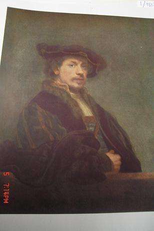 PORTRAIT OF THE ARTIST BY REMBRANDT VAN RIJN PRINT