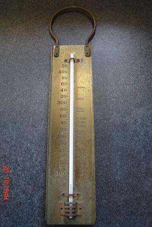 BRASS TYPE OF THERMOMETER