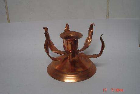 LOVELY COPPER CANDLE HOLDER