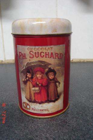 PH SUCHARD CHOCOLAT TIN