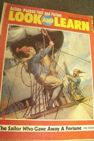 ACTION-PACKED FACT AND FICTION LOOK AND LEARN NO. 625, 5 JANUARY 1974