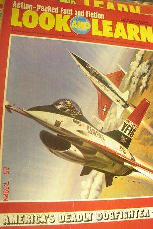 ACTION-PACKED FACT AND FICTION LOOK AND LEARN NO. 640, 20 APRIL 1974