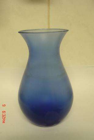 LOVELY BLUE GLASS VASE