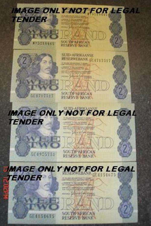 GERHARD DE KOCK R2.00 NOTES BID AMOUNT IS PER NOTE