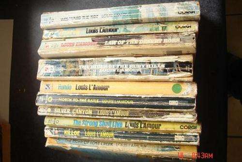 10 X LOUIS LAMOUR WESTERNS TO ADD TO YOUR COLLECTION