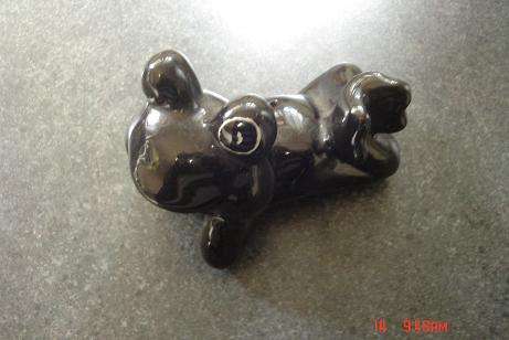 BLACK FROG ORNAMENTS