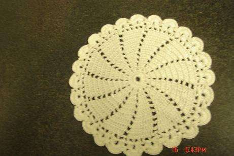 CROCHETED DOILY NO. 5