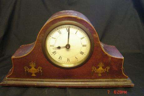 LOVELY LITTLE MANTLE CLOCK NEEDS TLC AND SERVICE