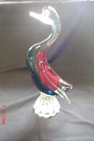 SUPERB MURANO/VENETIAN GLASS BIRD ORNAMENT
