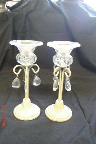 LOVELY METAL CANDLE HOLDERS