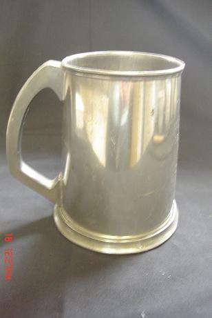 LOVELY PEWTER BEER MUG