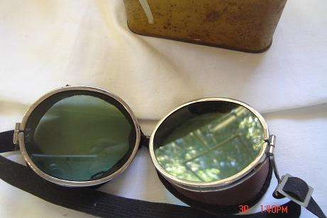 VINTAGE WILLSON MOTOR CYCLE GOGGLES