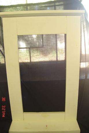 LOVELY FRAME FOR MIRROR WITH SHELF FOR ORNAMENTS