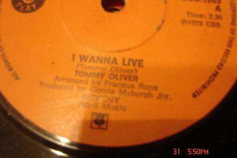 TOMMY OLIVER SEVEN SINGLE NO COVER