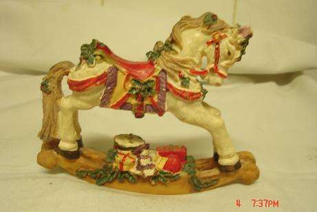 PRETTY ROCKING HORSE ORNAMENT